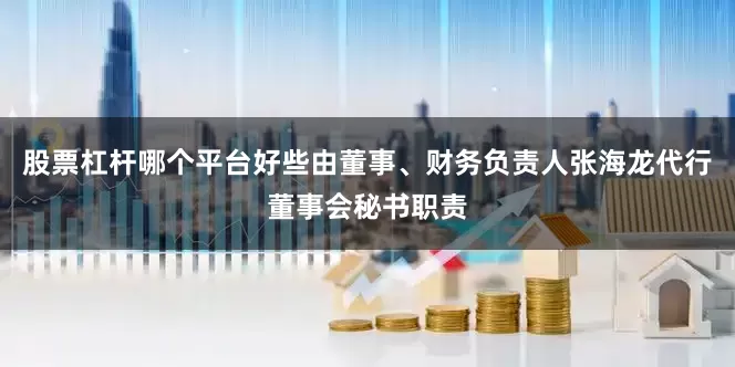 股票杠杆哪个平台好些由董事、财务负责人张海龙代行董事会秘书职责